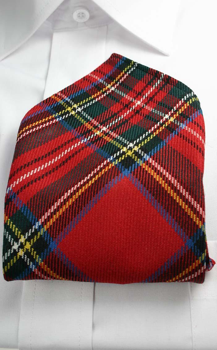 clan Tartan Pocket Square set of 4