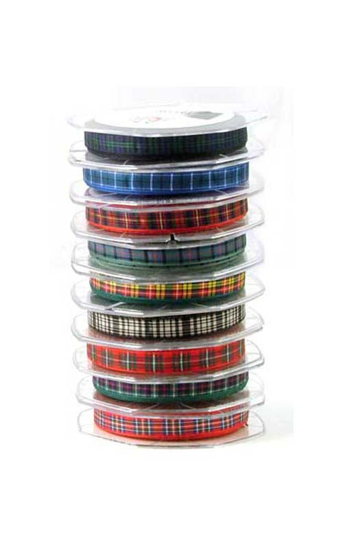 clan Tartan Ribbon 10mm wide