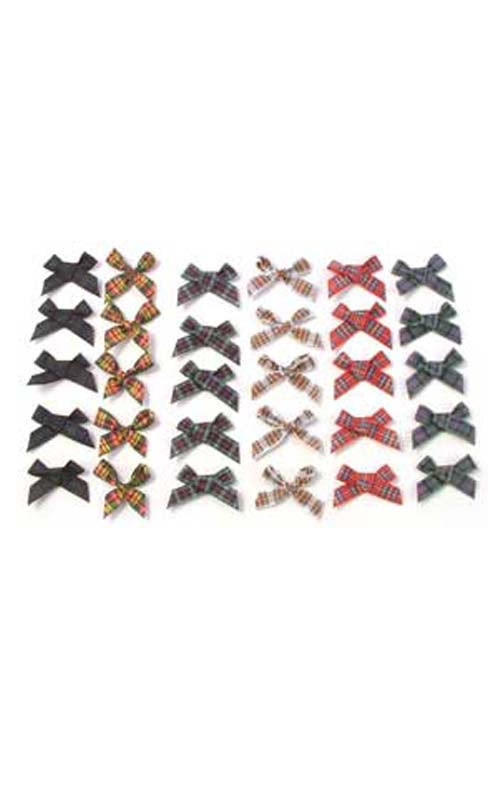clan Tartan Ribbon Bows 10 pieces