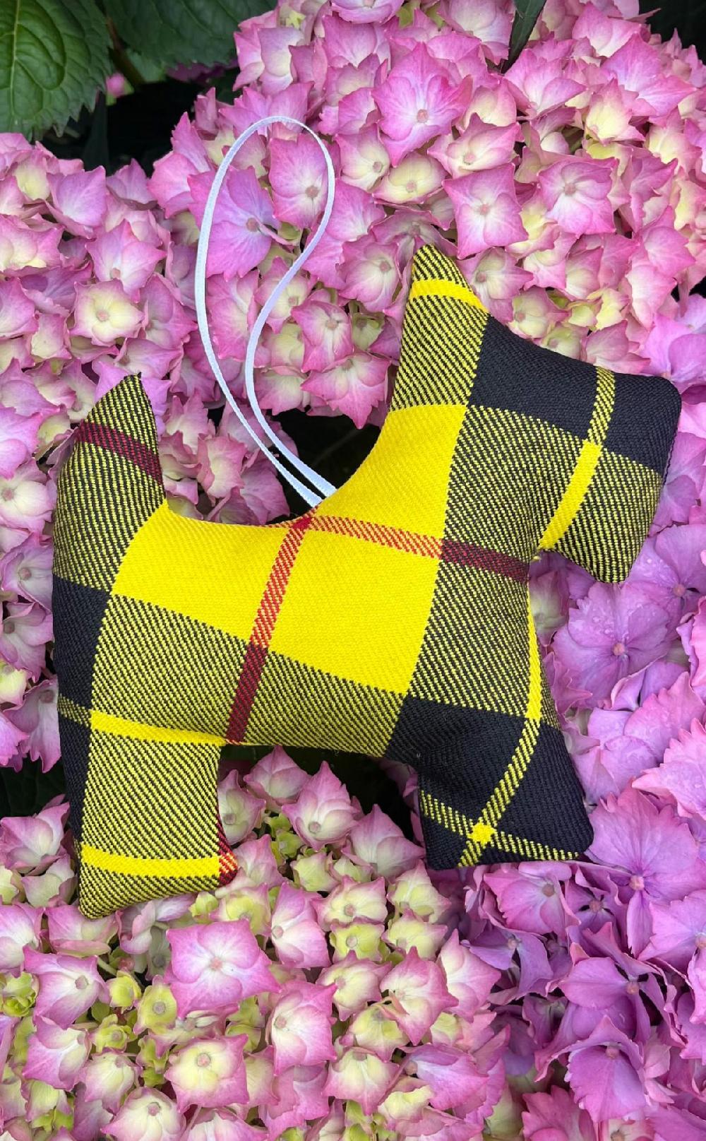 Clan Tartan Scottie Dog Decoration