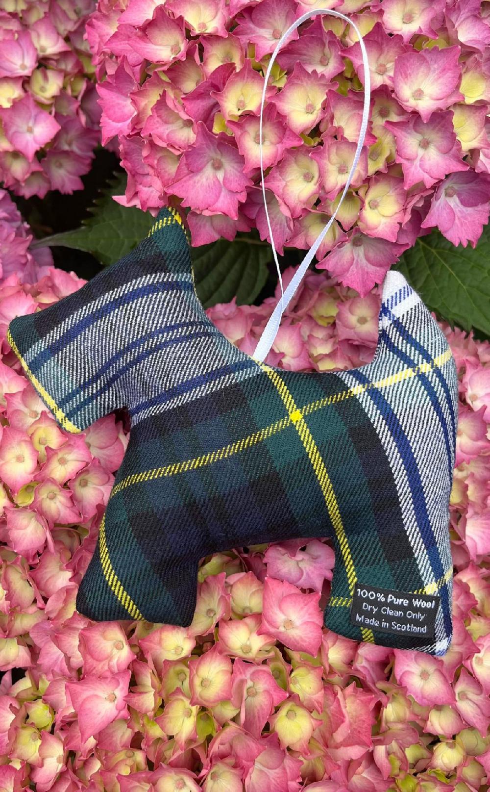 Clan Tartan Scottie Dog Decoration