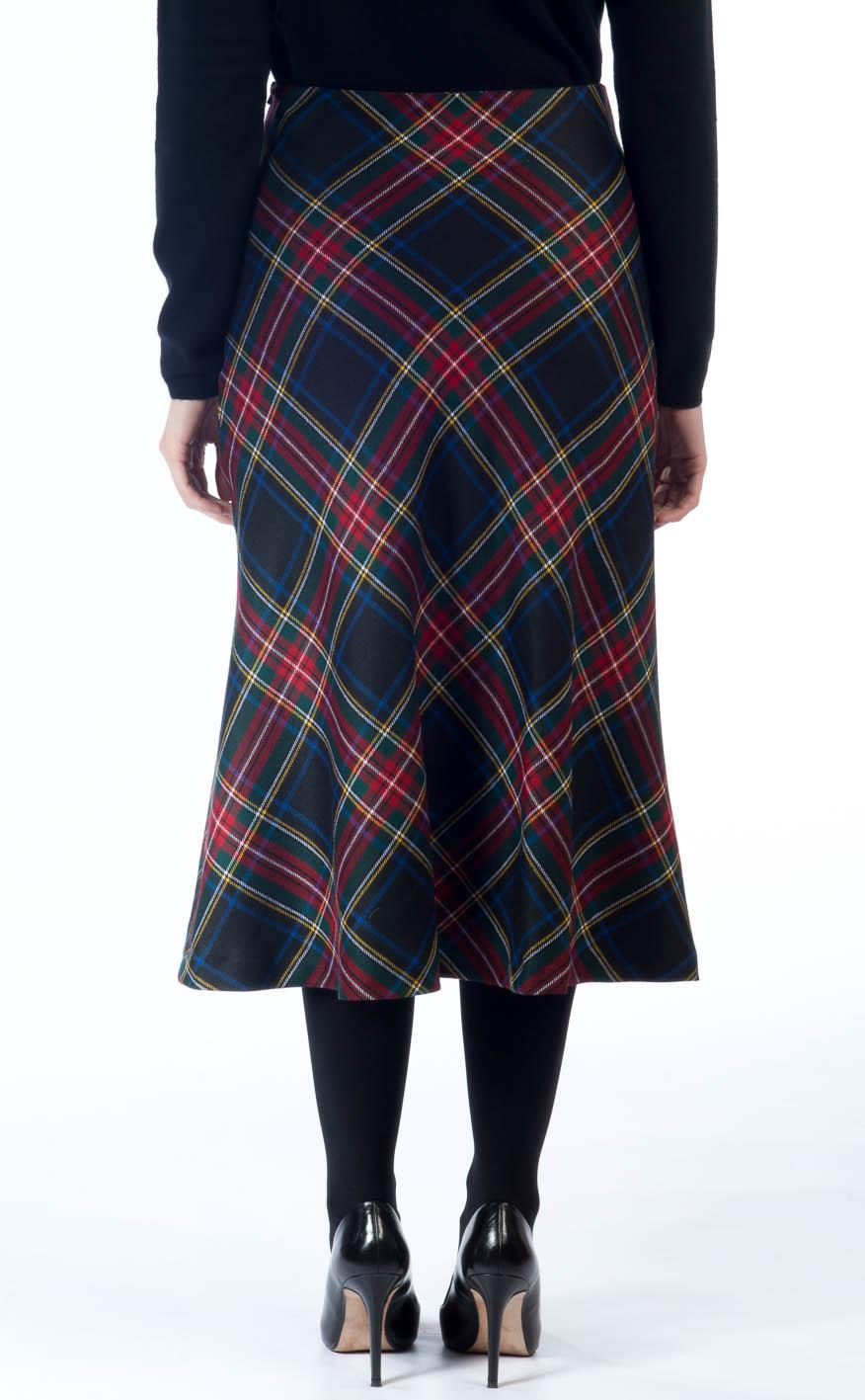 Clan Tartan Skirt Cut On The Bias
