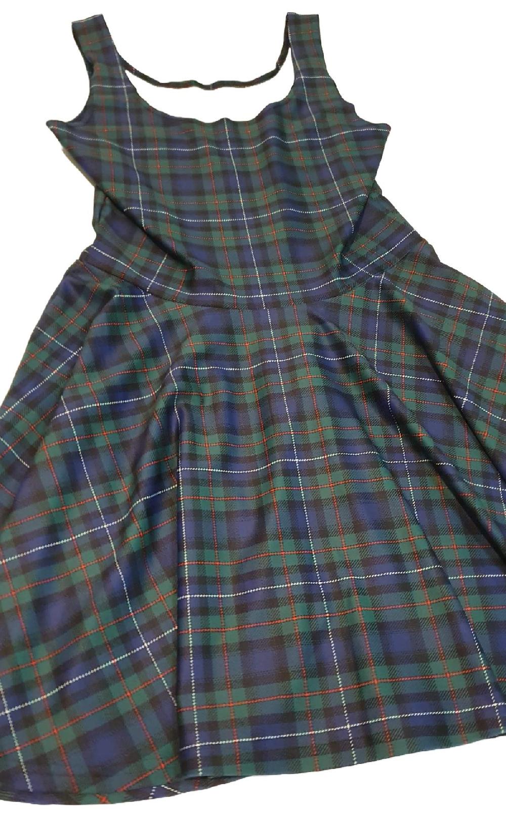 Clan Tartan Sleeveless Dress