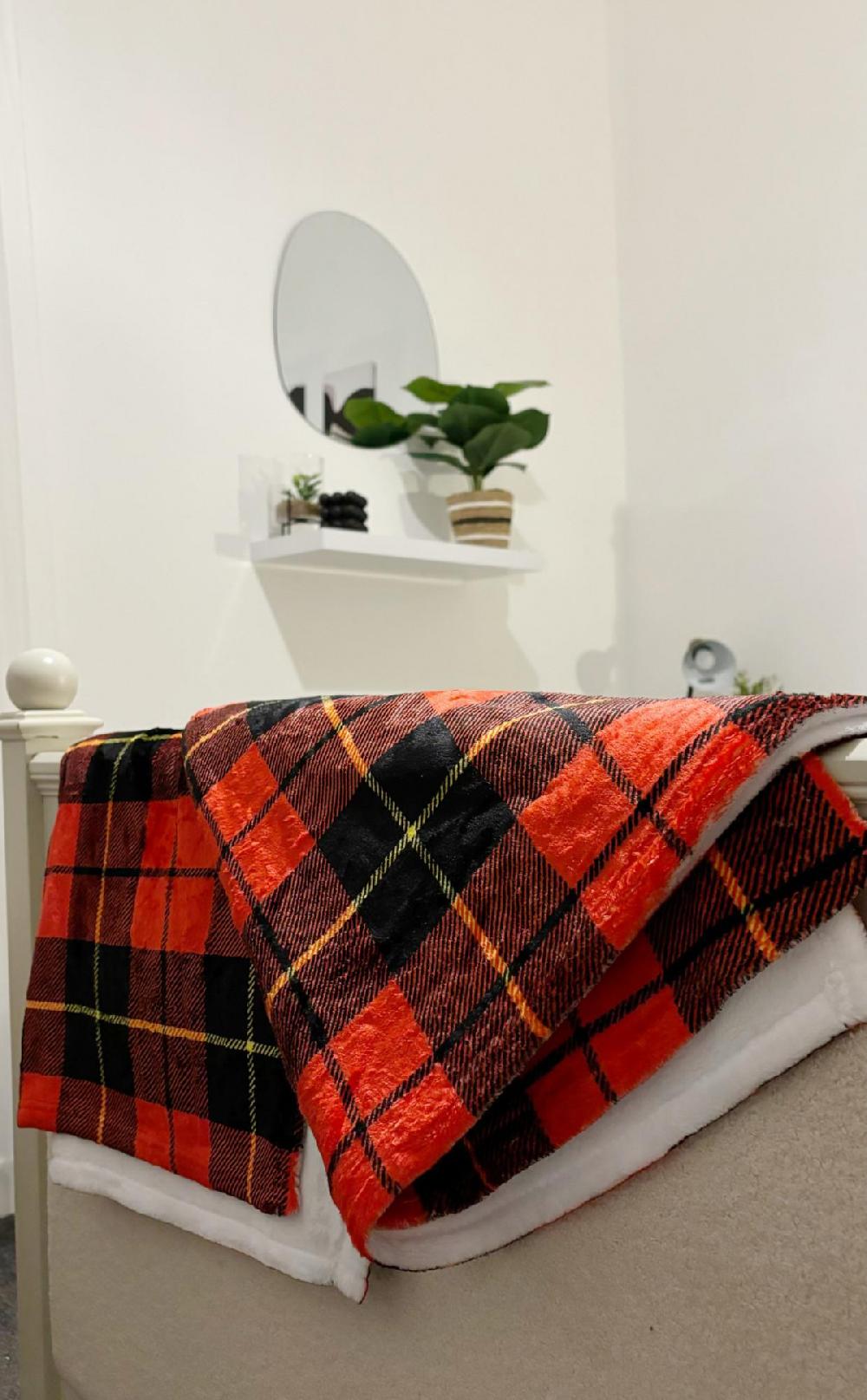 Clan Tartan Throw Blanket