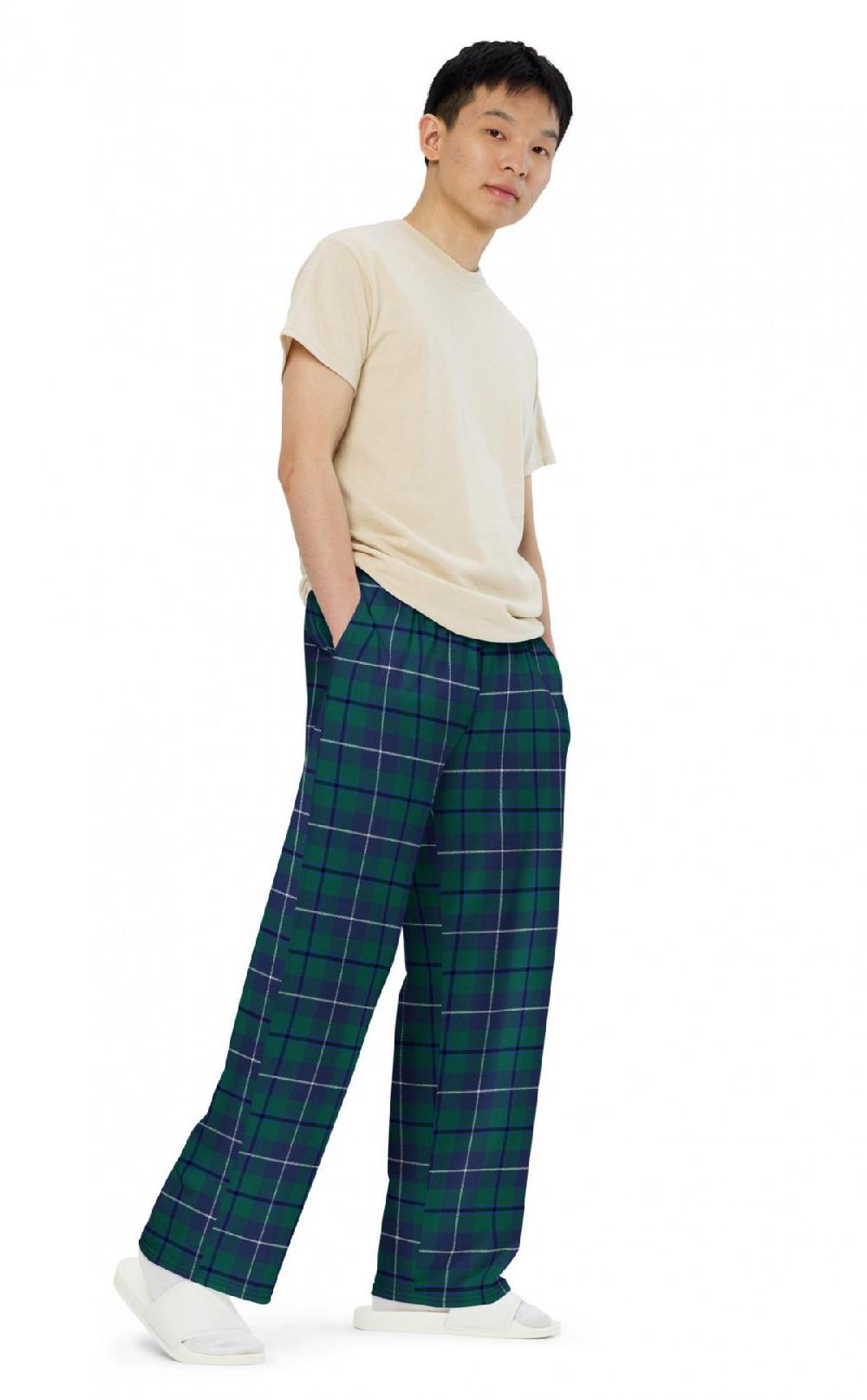 clan Tartan Wide‑leg Trousers
