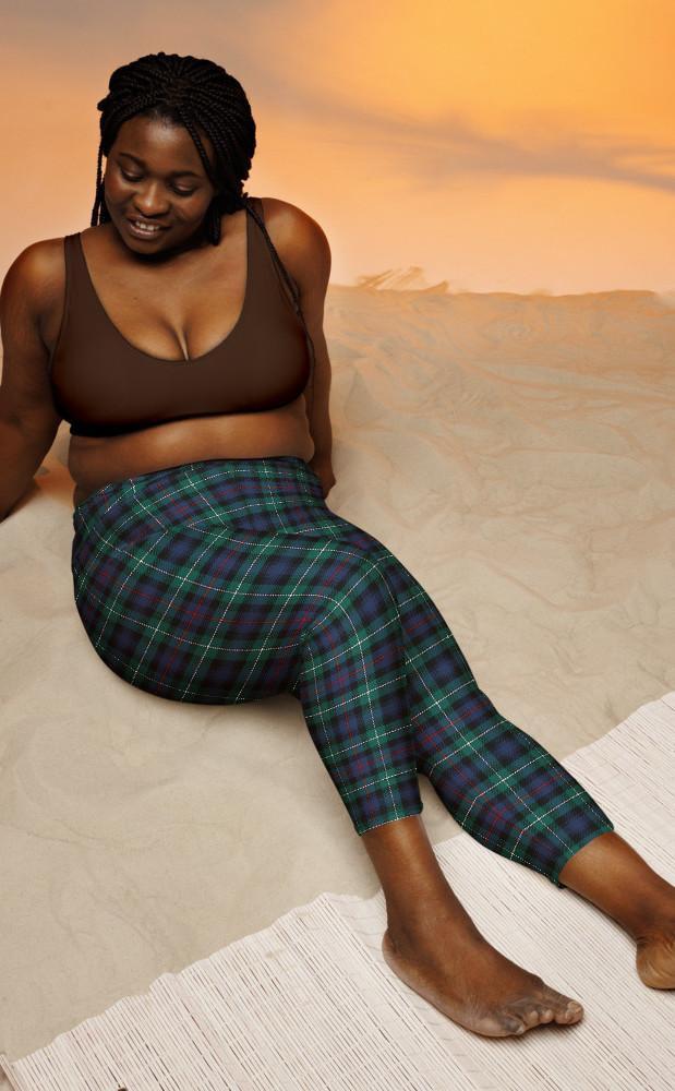 Clan Tartan Yoga Capri Leggings