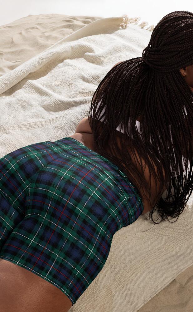 Clan Tartan Yoga Shorts