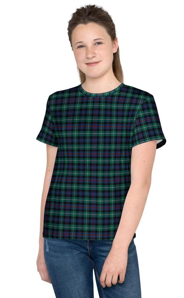 Clan Tartan Youth T‑Shirt