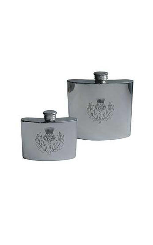 clan Thistle Hip Flask