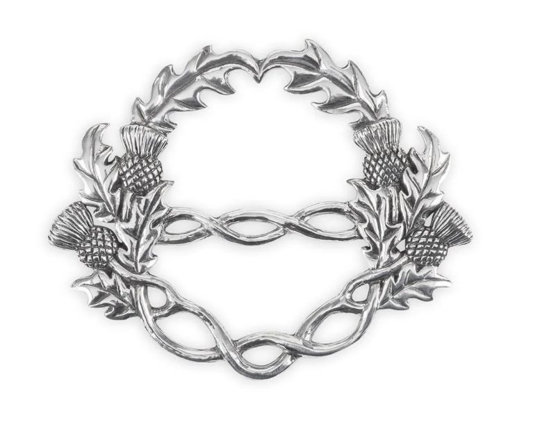 clan Thistle Scarf Ring