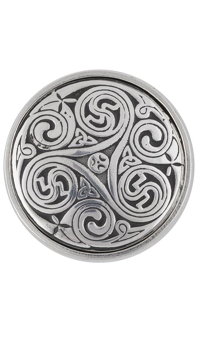clan Triple Swirl Purse Mirror