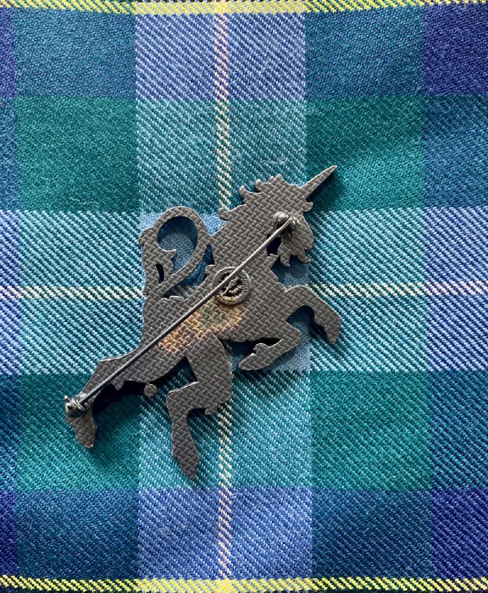 Clan Unicorn Rampant Kilt Pin Antique Style