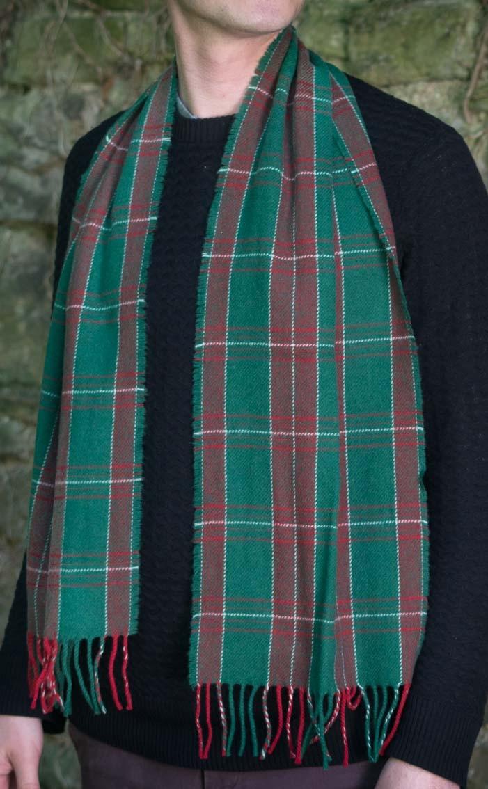 Clan Welsh Lambswool Tartan Scarf