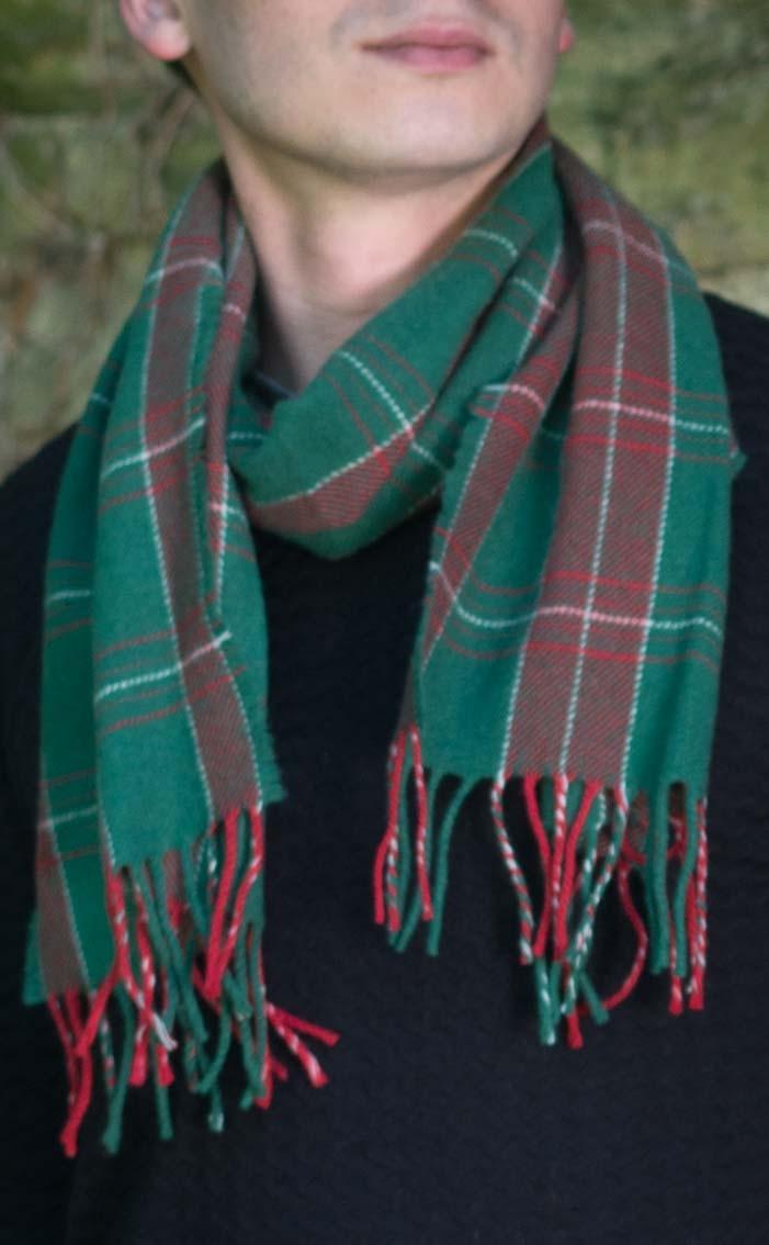 clan Welsh Lambswool Tartan Scarf