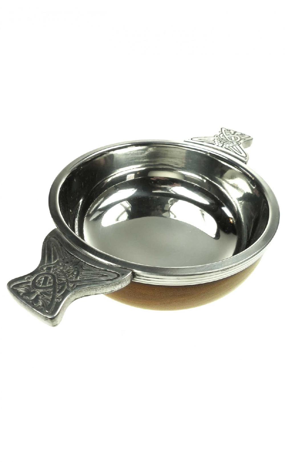 clan Wood & Pewter Quaich