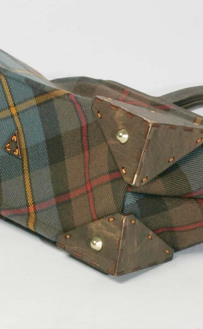 Clan D.C. Dalgliesh Exclusive: Large Framed Tartan Handbag