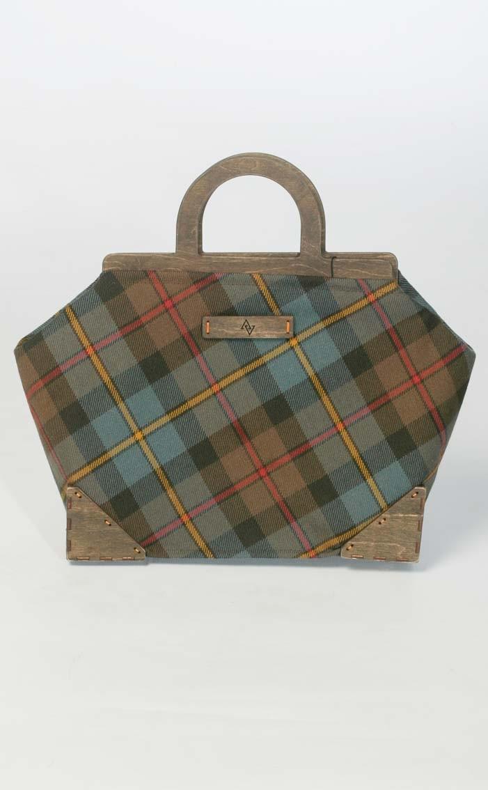 clan D.C. Dalgliesh Exclusive: Large Framed Tartan Handbag