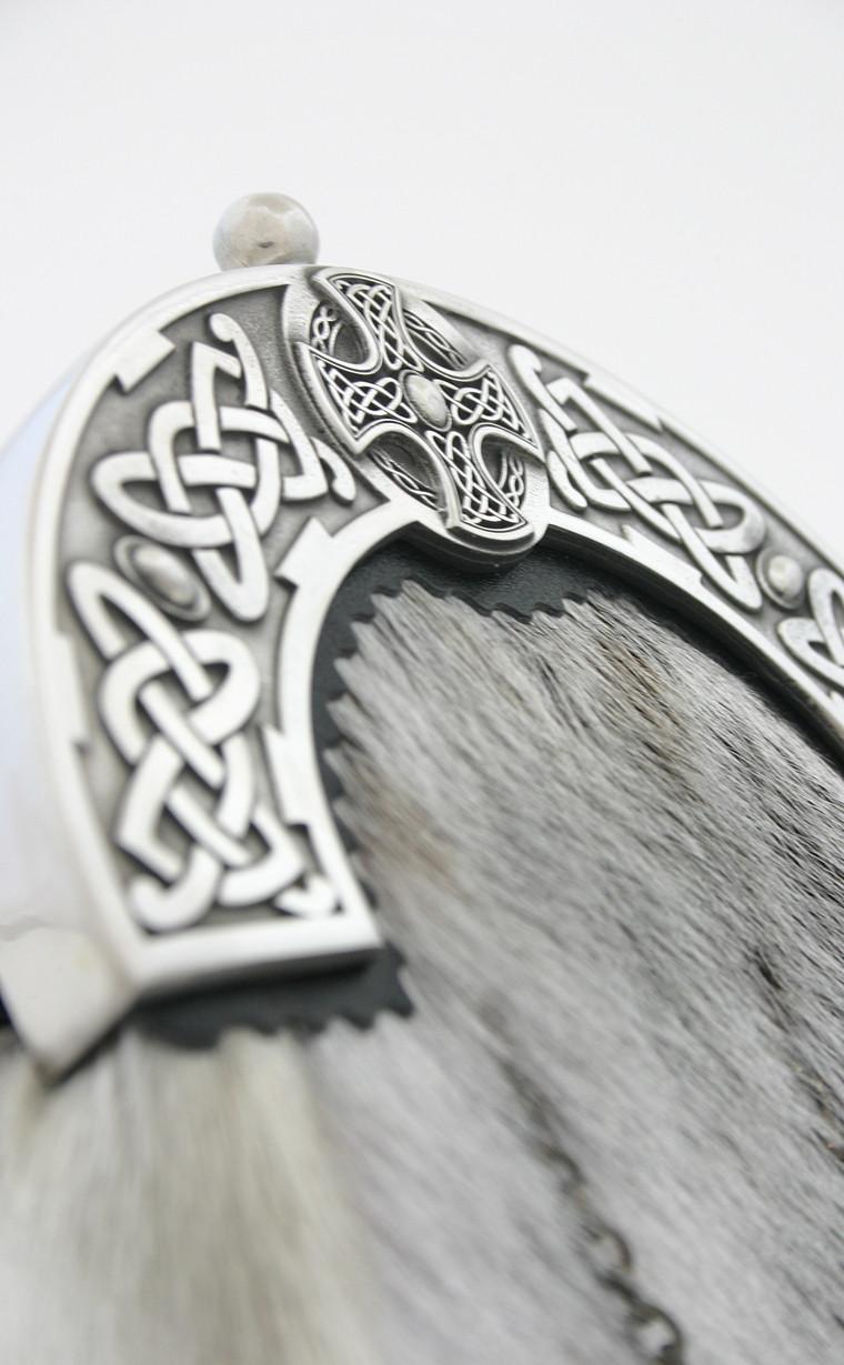 Clan Dress Sporran With Northumberland Cross Cantle