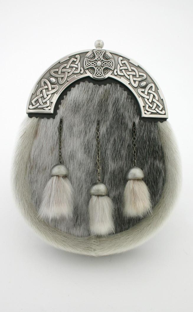 clan Dress Sporran with Northumberland Cross Cantle