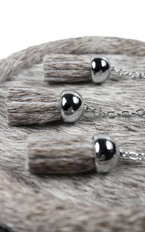 clan Lion Rampant Dress Sporran with Chrome Finish Full Dress Cantles