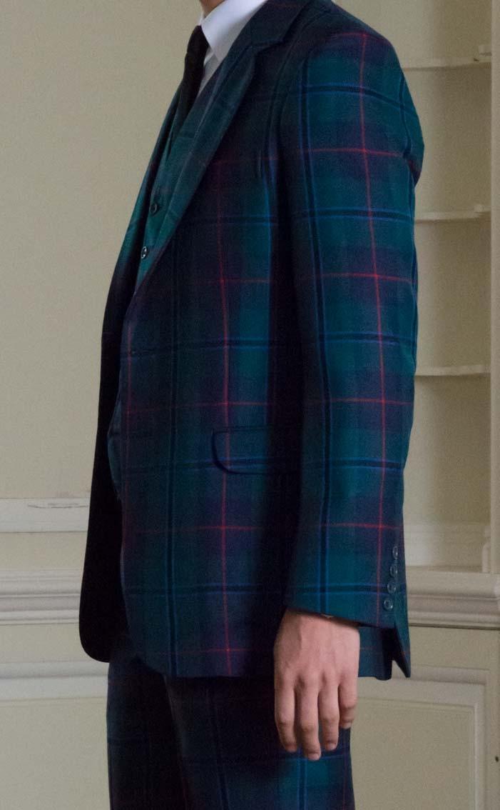 Clan Luxury Tartan Three Piece Suit Made‑to‑Measure