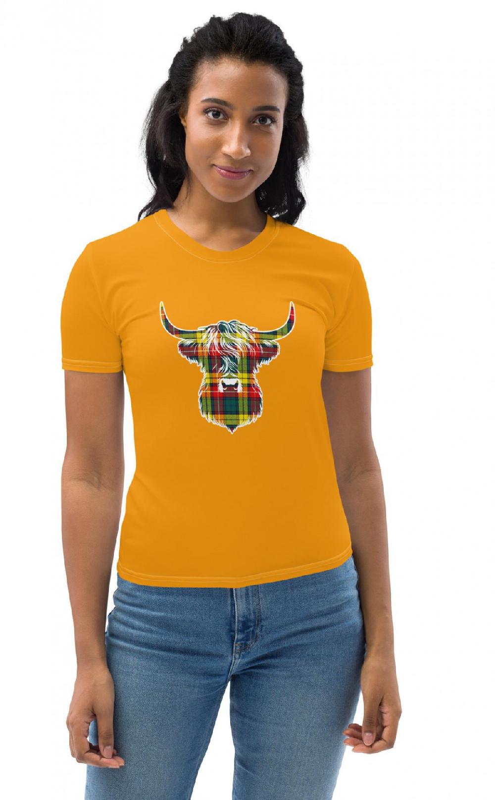 Clan Premium Tartan Design Women's Crew Neck T‑shirt