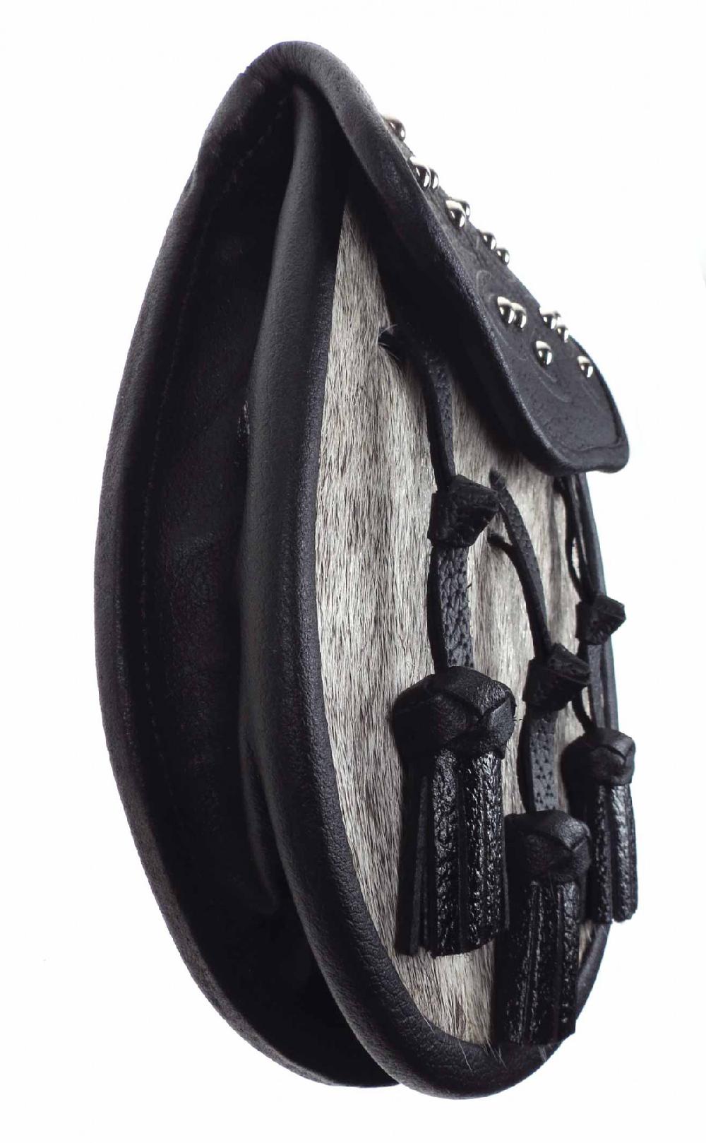 Clan Semi Dress Sporran Celtic Tooled And Studded Flap