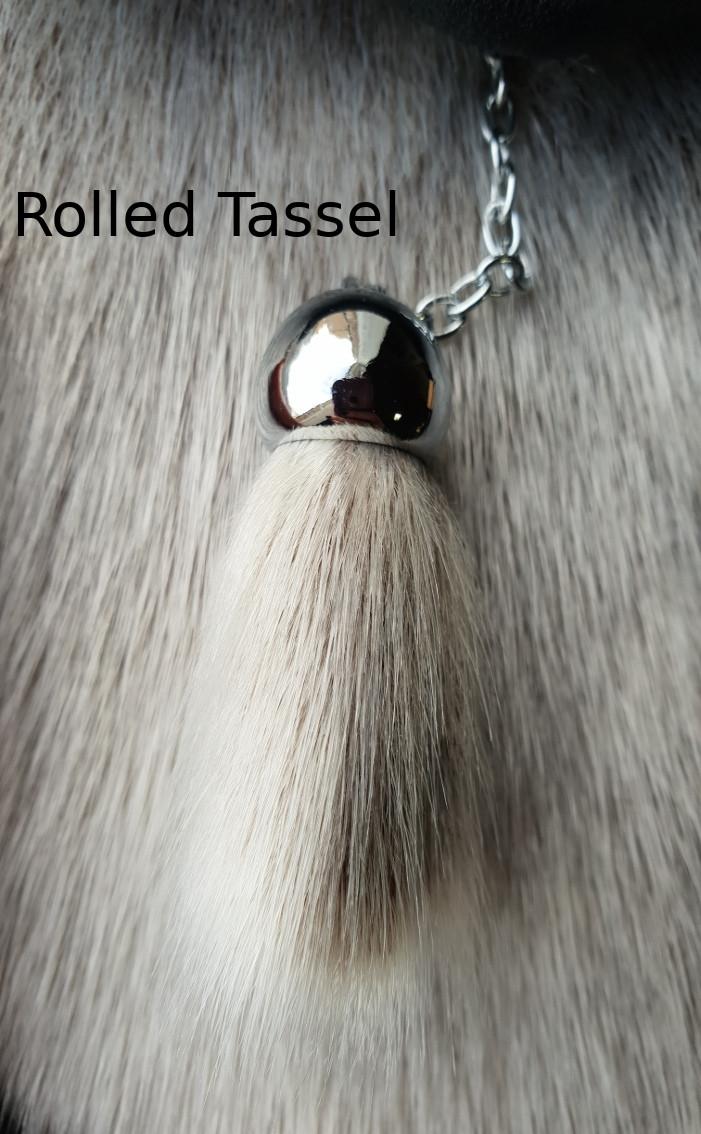 Clan Semi Dress Sporran Celtic Tooled And Studded Flap With Full Tassels