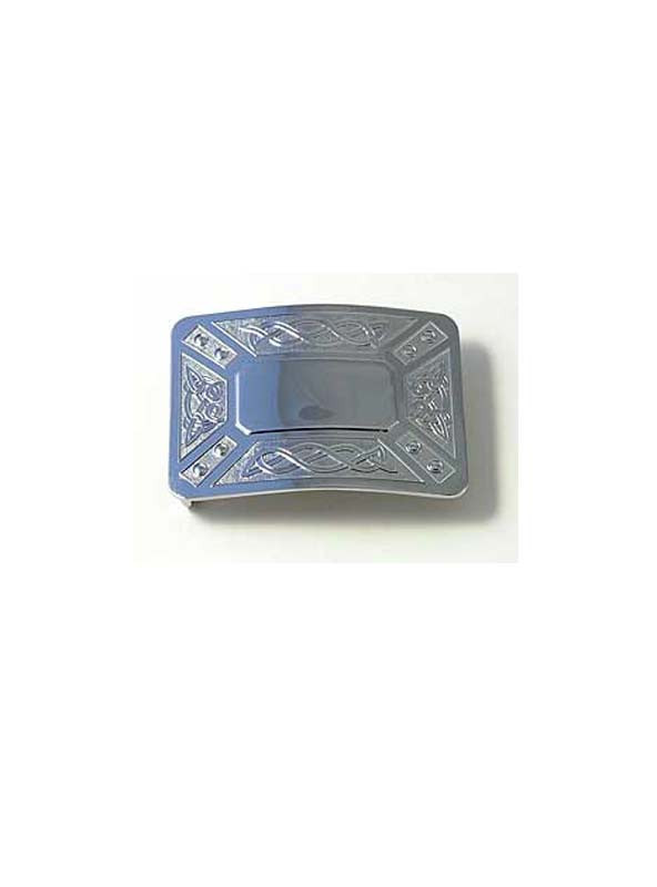 clan Zoomorphic Belt Buckle With Velcro Leather Belt