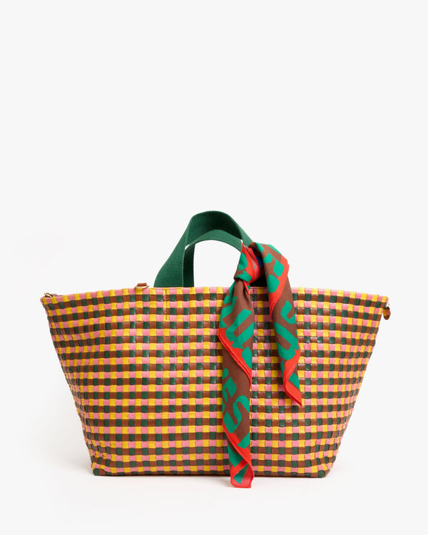 Clare Vivier Bandana Hazelnut W/ Multi Plus C'est Plus