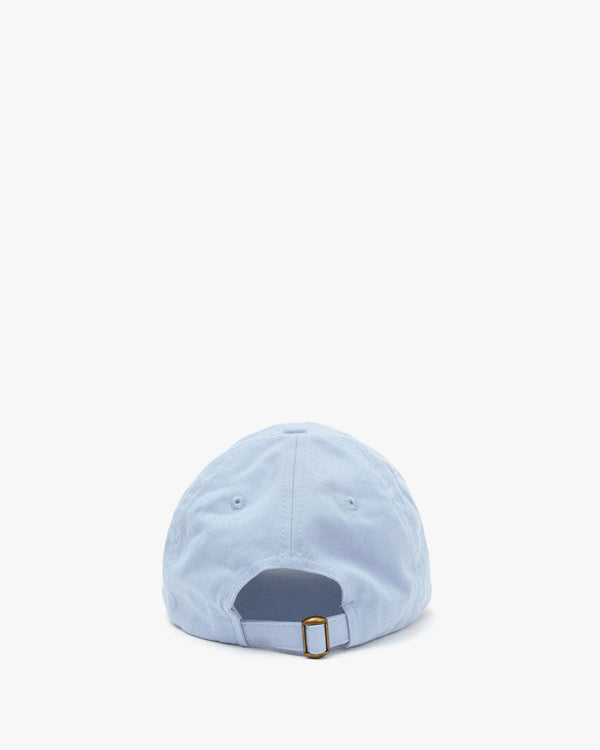 Clare Vivier Baseball Hat Baby Blue W/ Cobalt Sardine Patch