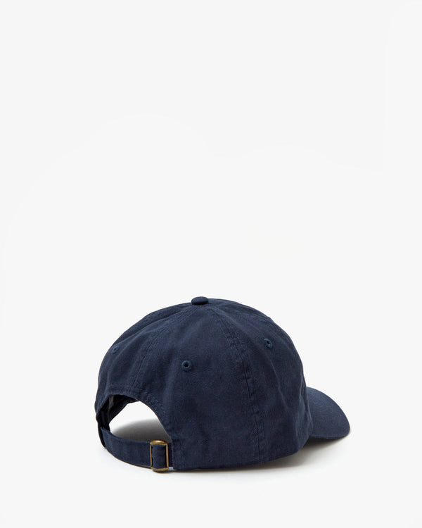 Clare Vivier Baseball Hat Navy W/ Embroidered Maman Je T'aime