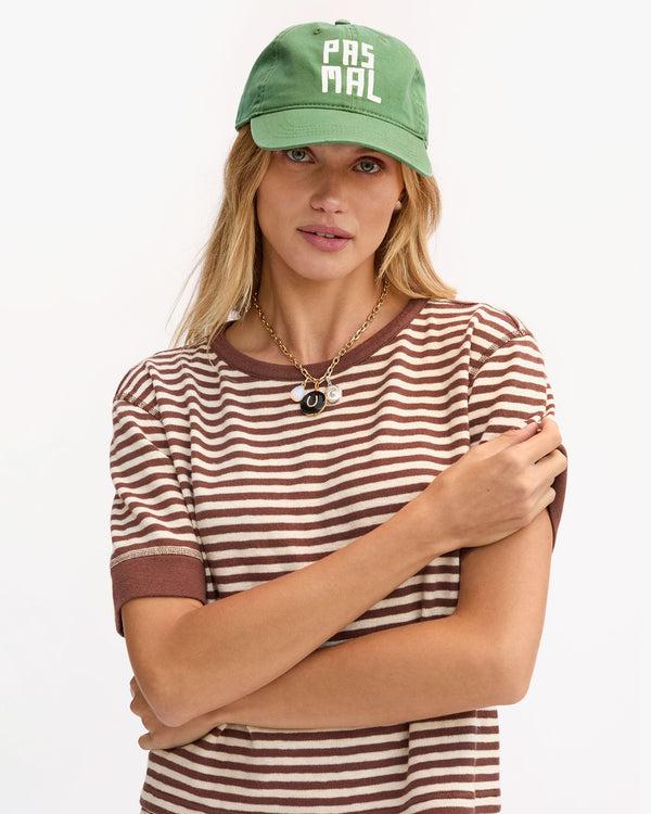 Clare Vivier Baseball Hat Pistachio W/ Cream Pas Mal