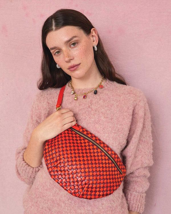 Clare Vivier Alphabet Charm Vintage Gold W/ Multi / A