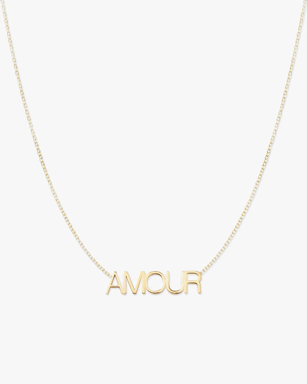 clare vivier Amour Necklace 14k Yellow Gold