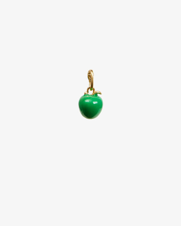 clare vivier Apple Charm Emerald