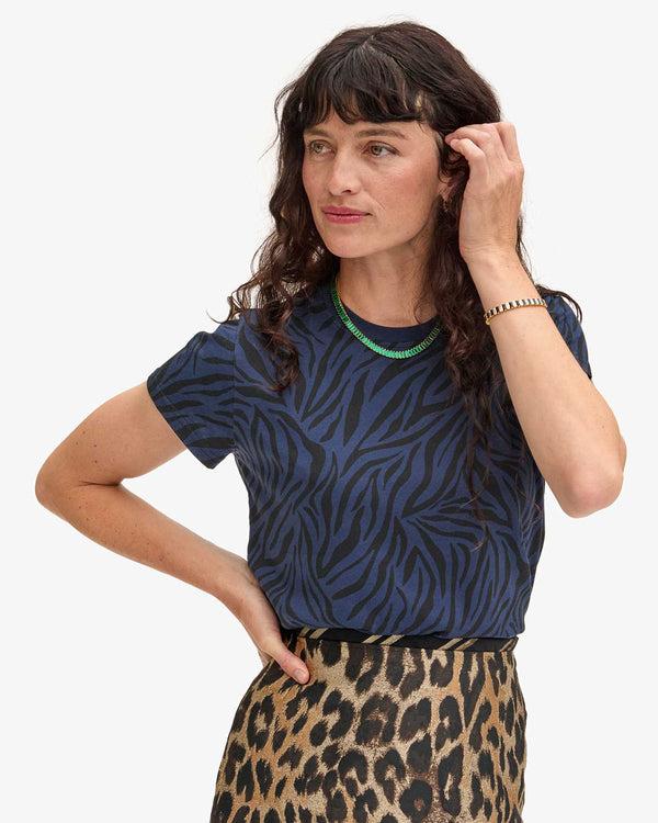 Clare Vivier Baguette Collar Gold/Emerald