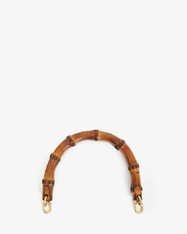 clare vivier Bamboo Top Handle Natural