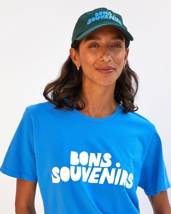 Clare Vivier Baseball Hat Forest W/ Bons Souvenirs