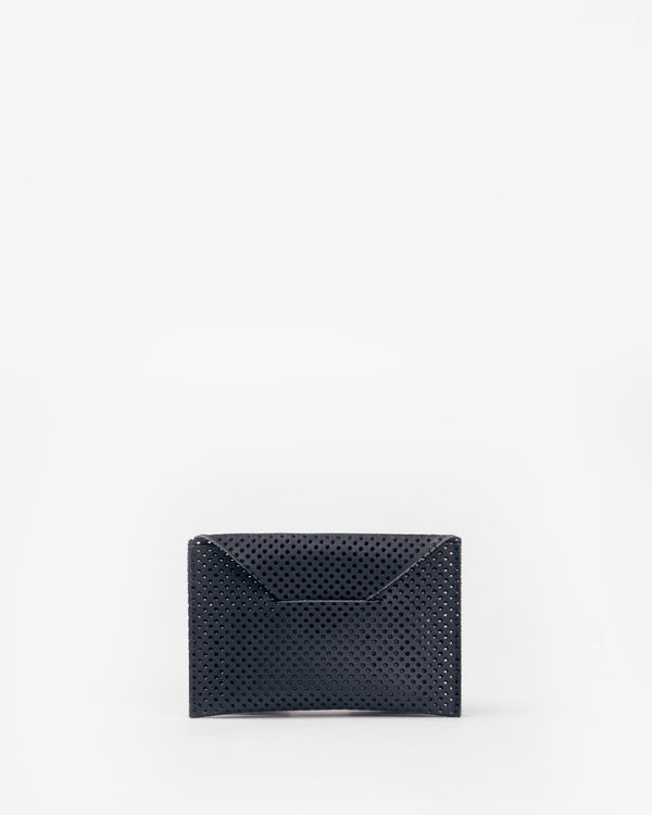clare vivier Card Envelope Navy Perf