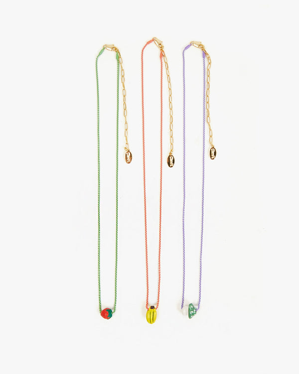 clare vivier Ceramic Bead Necklace Set Multi