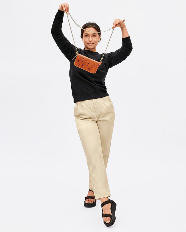 Clare Vivier Chain Crossbody Strap Thin Brass