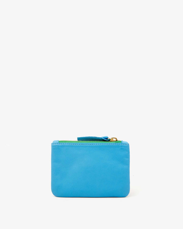 Clare Vivier Coin Clutch Cerulean