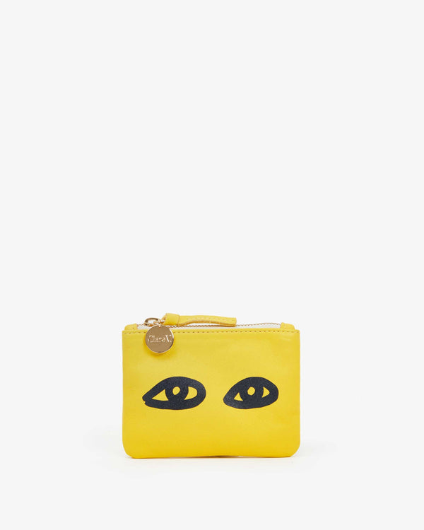 clare vivier Coin Clutch Dandelion w/ Eyes
