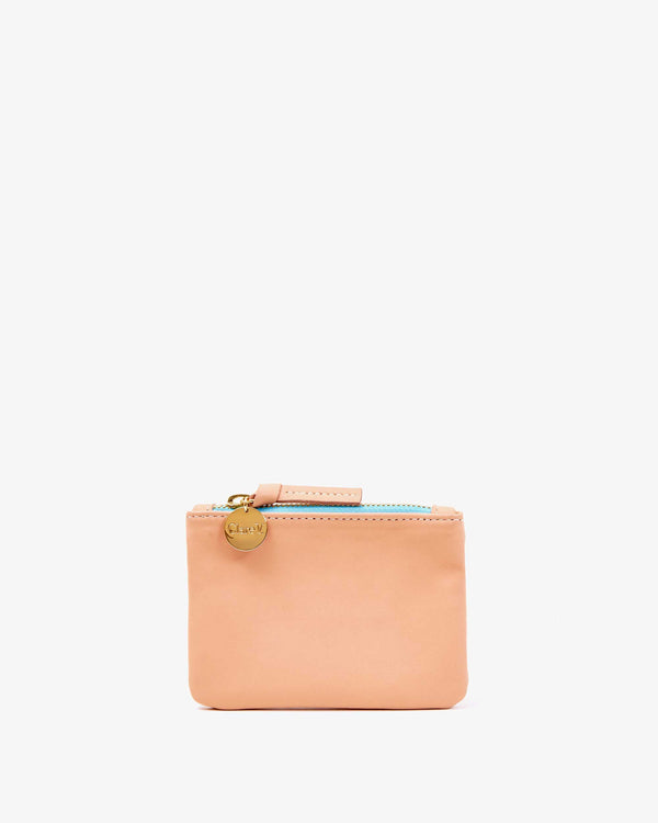 clare vivier Coin Clutch Pale Pink