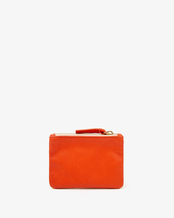Clare Vivier Coin Clutch Poppy