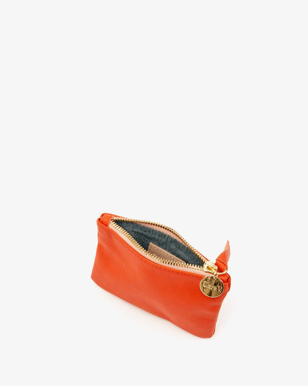 Clare Vivier Coin Clutch Poppy