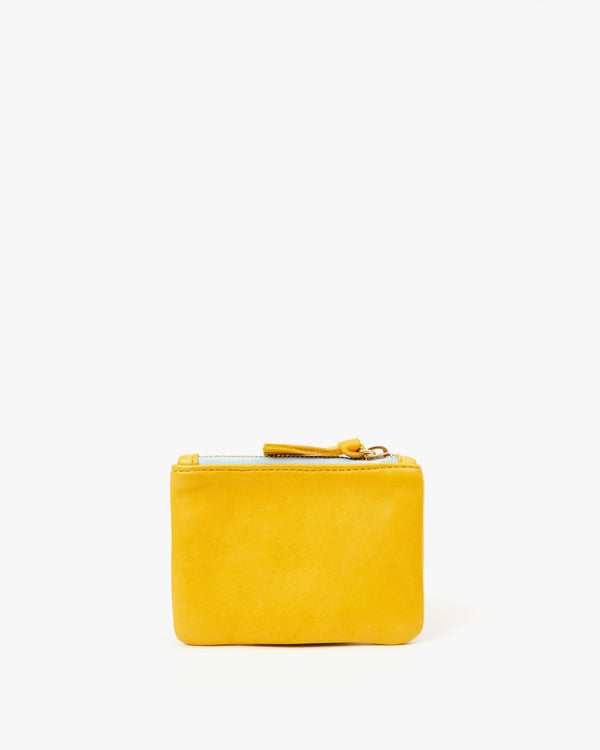 Clare Vivier Coin Clutch Yellow