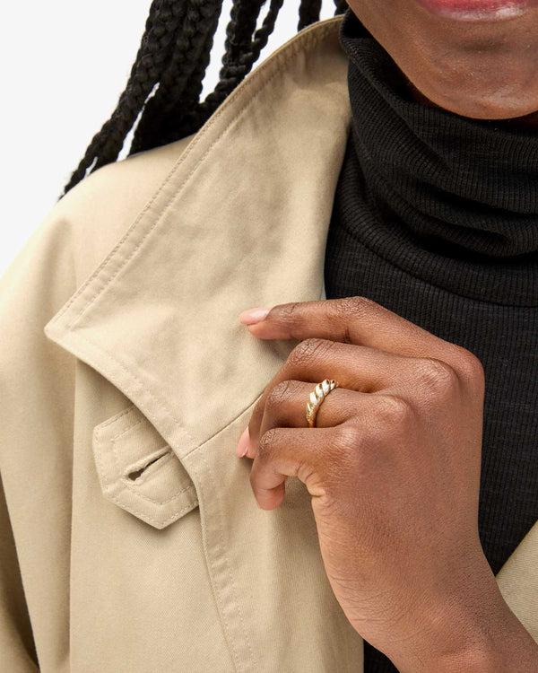 Clare Vivier Croissant Ring 14k Gold / 6