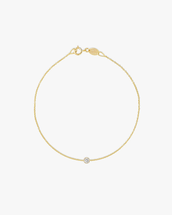 clare vivier Diamond Bracelet 14K Yellow Gold